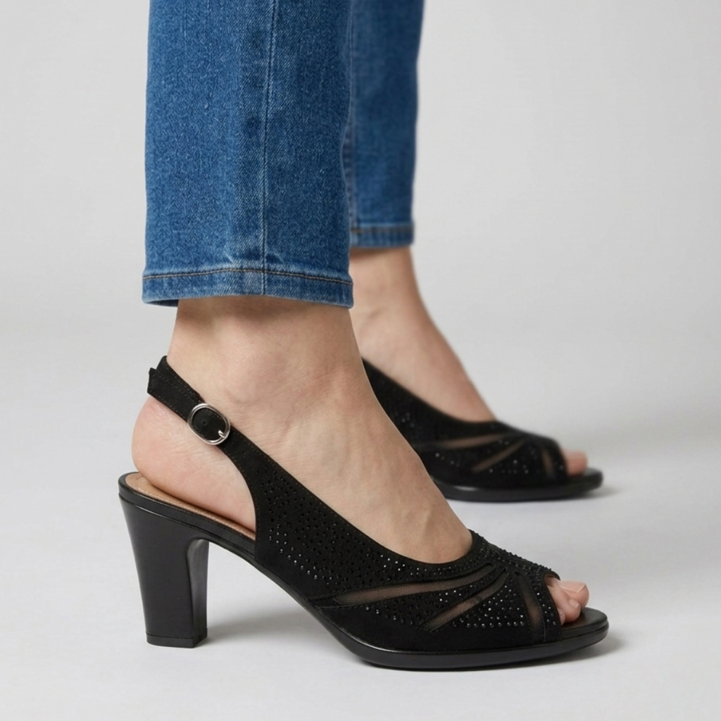 Nami | Sandalia Cómoda Mujer con Tacón