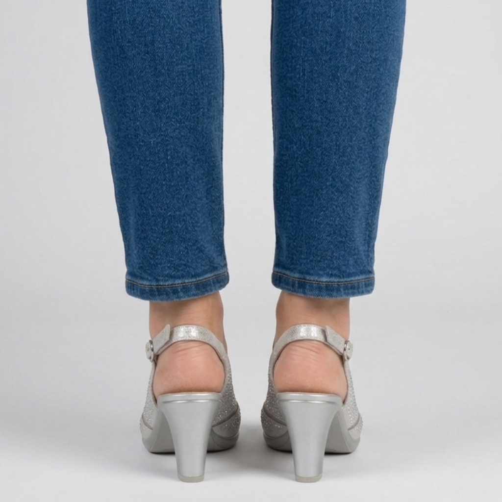 Nami | Sandalia Cómoda Mujer con Tacón