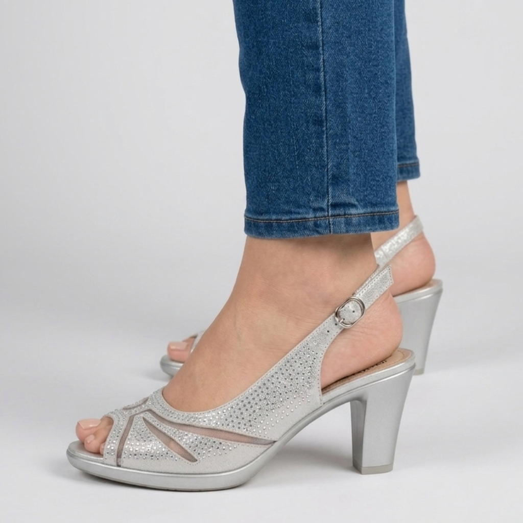 Nami | Sandalia Cómoda Mujer con Tacón