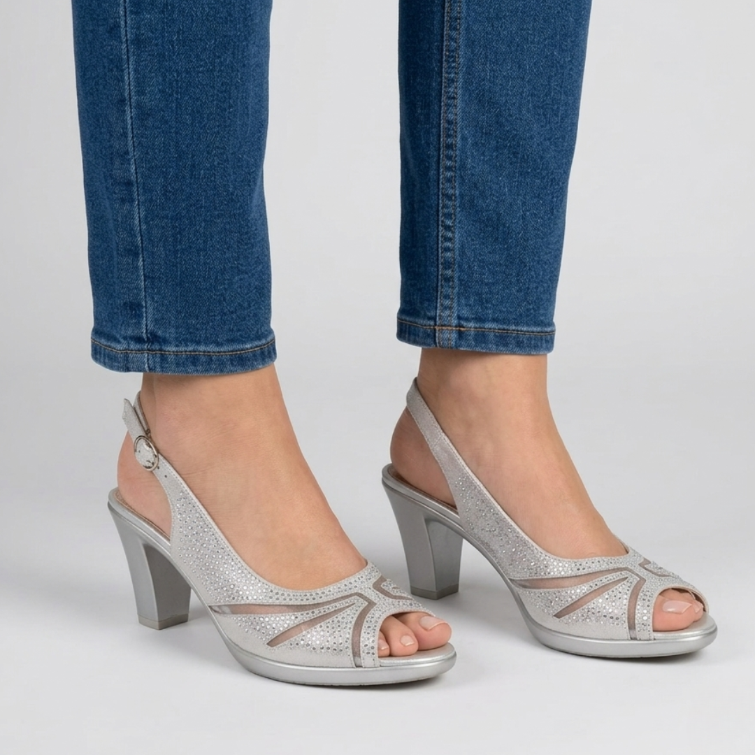 Nami | Sandalia Cómoda Mujer con Tacón