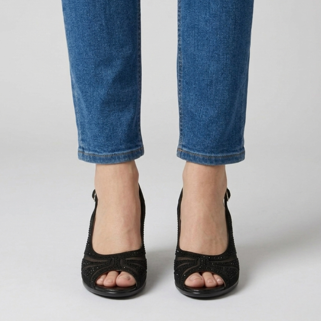 Nami | Sandalia Cómoda Mujer con Tacón