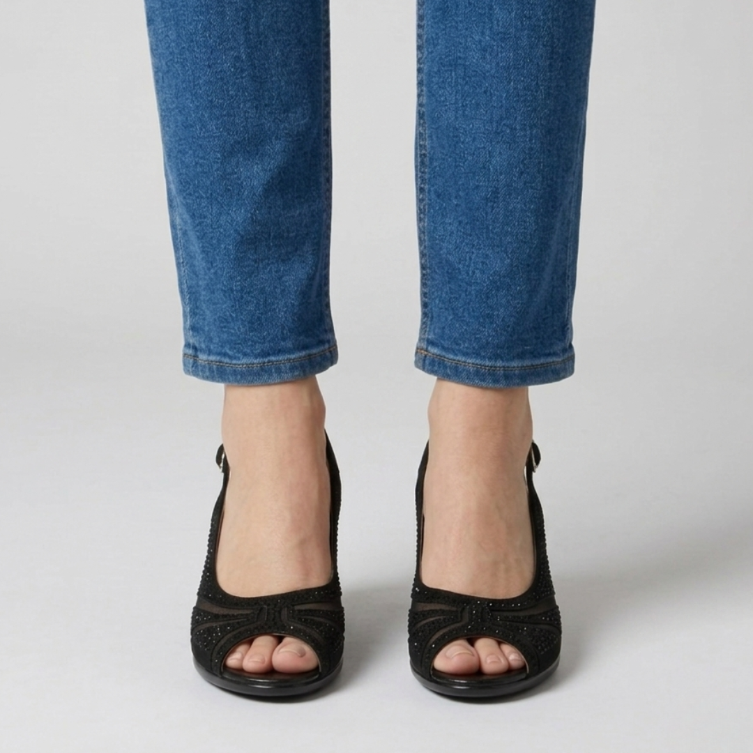 Nami | Sandalia Cómoda Mujer con Tacón
