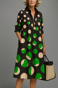 Naomi | Vestido Midi Elegante en Negro